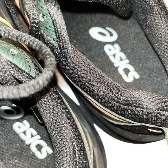 ASICS Orange & Black Kids Lace up Sneakers(Size 1.5) - Picture 5 of 9